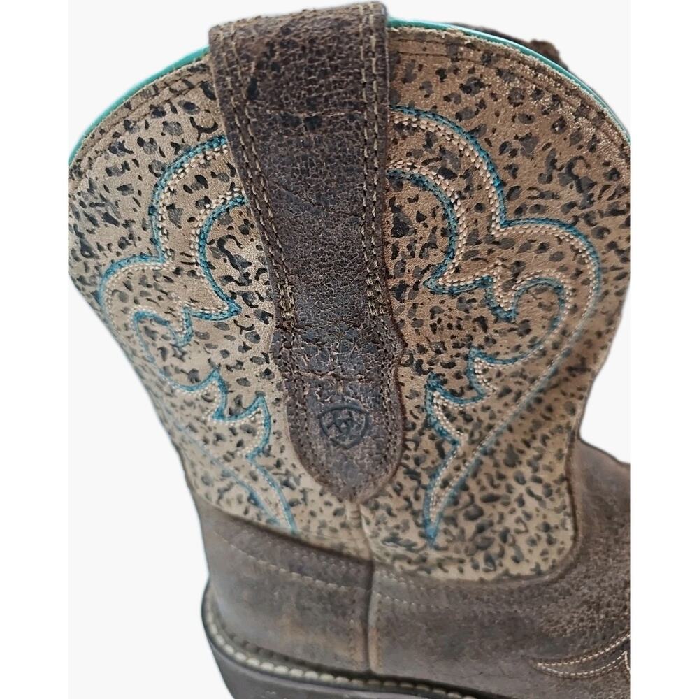 Ariat ~Woman Size 9B~ Brown Fatbaby Heritage Western Boots. - Picture 3 of 16